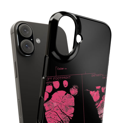 Snap Phone Case – Mom’s Little Pink Footprints