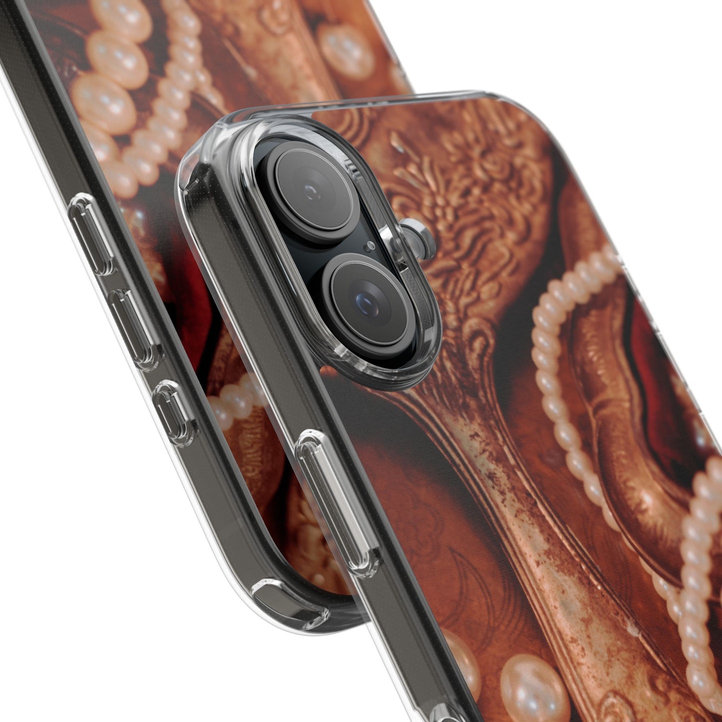 Clear Phone Case – Bronze Vanity