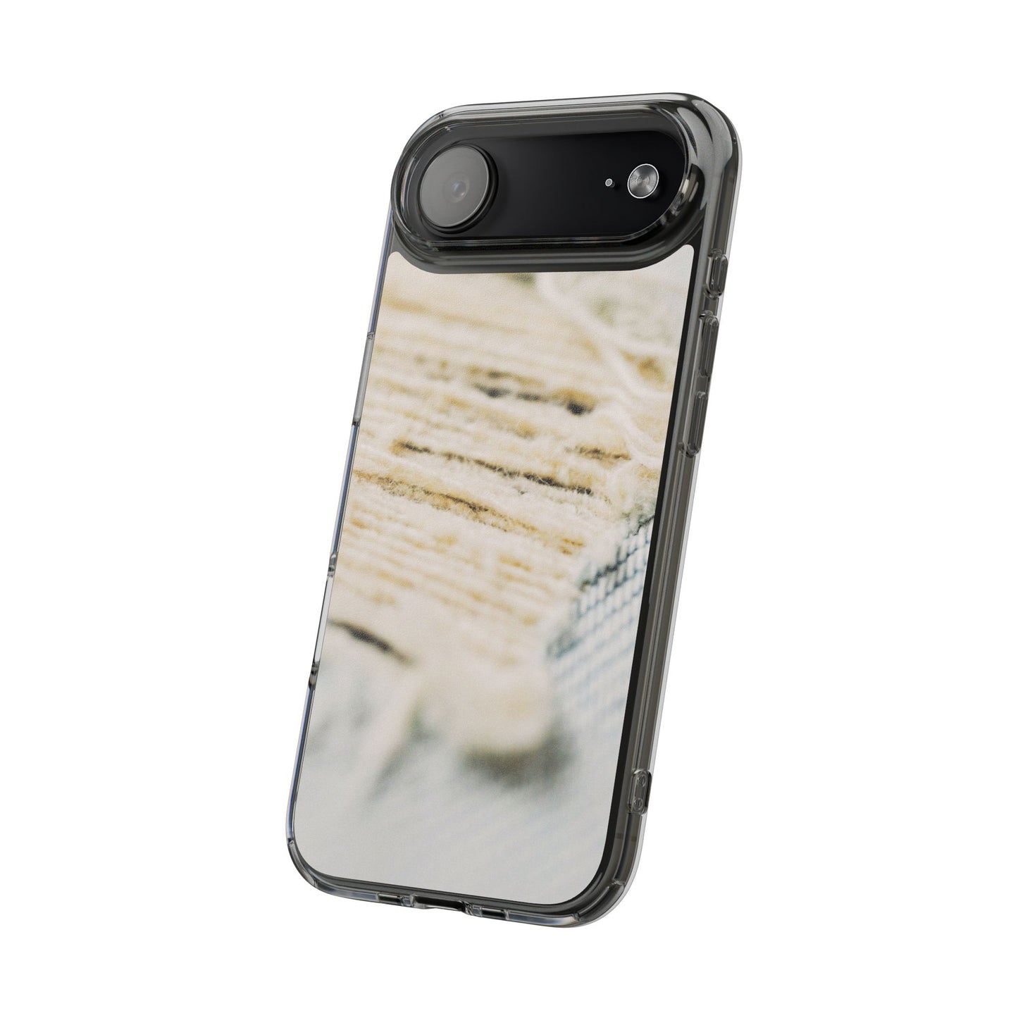 Clear Phone Case – Woven Warmth