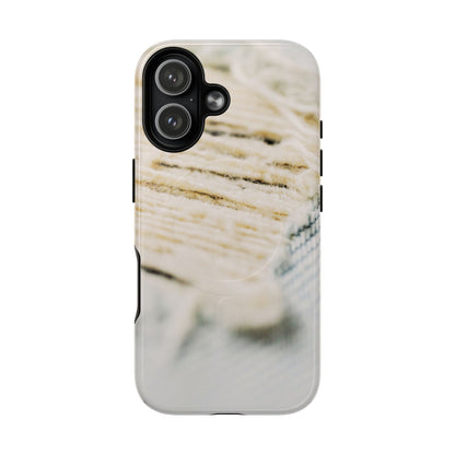 Protective Magnetic Phone Case – Woven Warmth