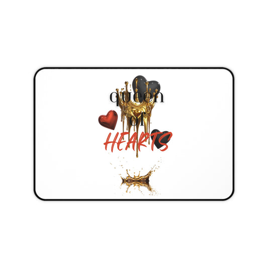 Neoprene Desk Mat – Queen of Hearts