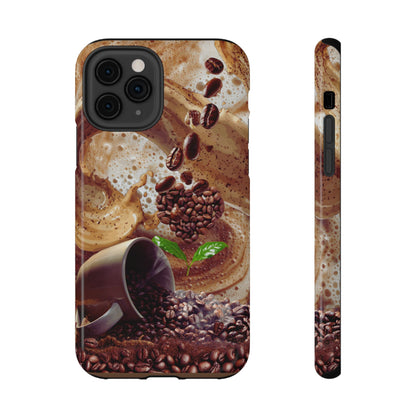Impact-Resistant Phone Case – Love at First Sip – Compatible with iPhone 11–17 & Samsung Galaxy S22–S26 Series