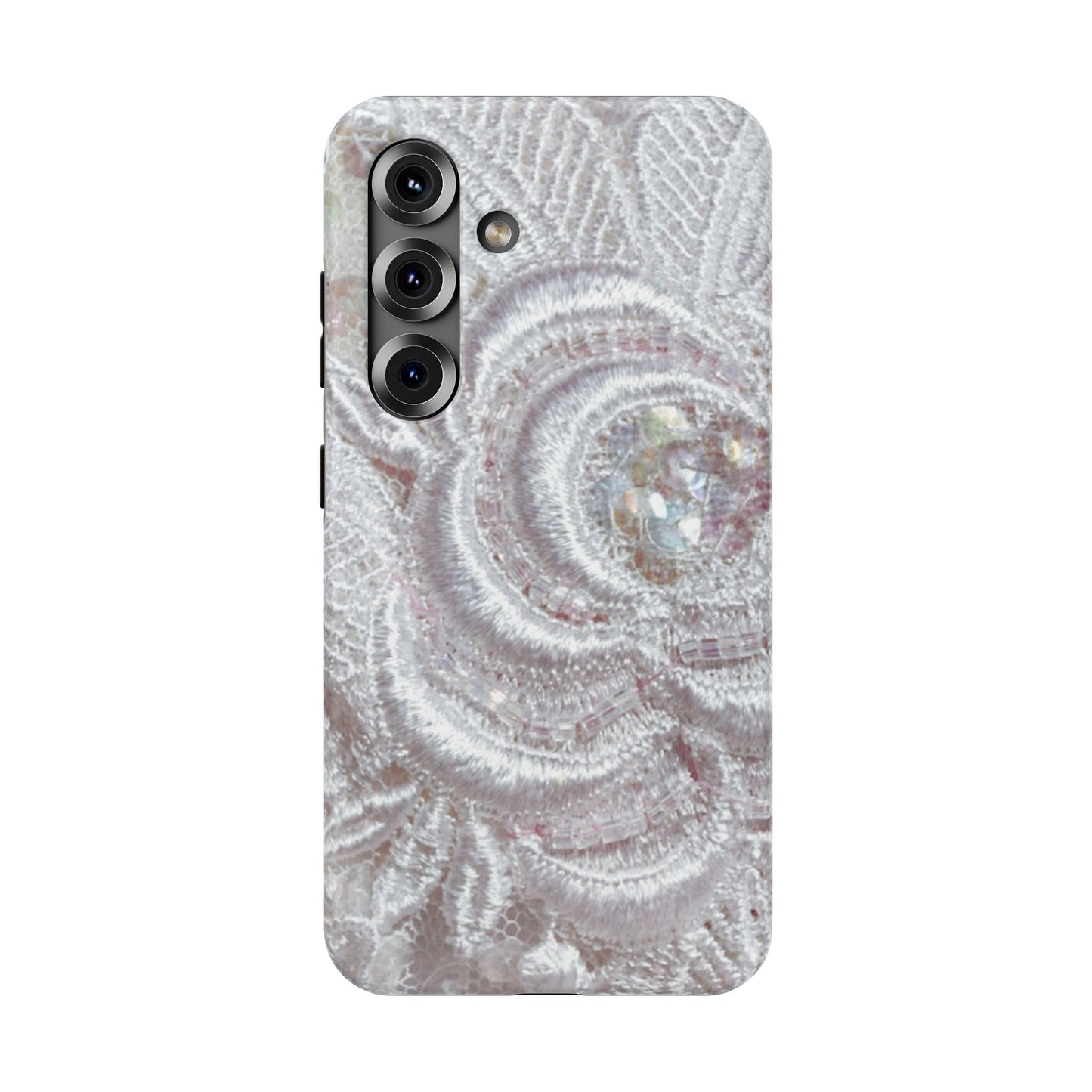 Impact-Resistant Phone Case – Lace Veil