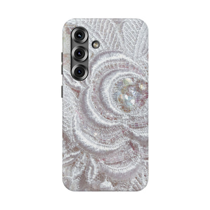 Impact-Resistant Phone Case – Lace Veil