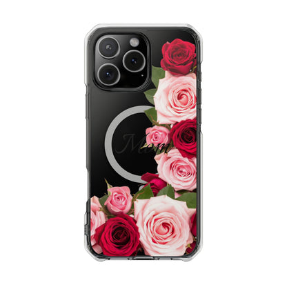Clear Magnetic Phone Case – Mom’s Rose Bouquet