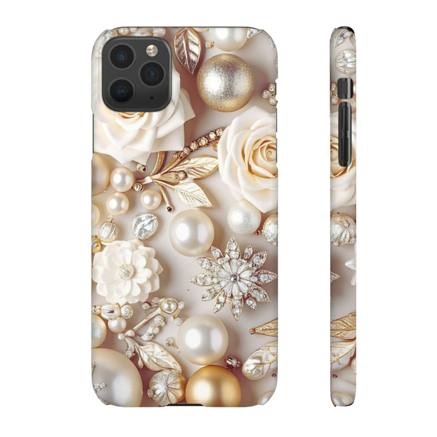 Snap Phone Case – Ivory Opulence