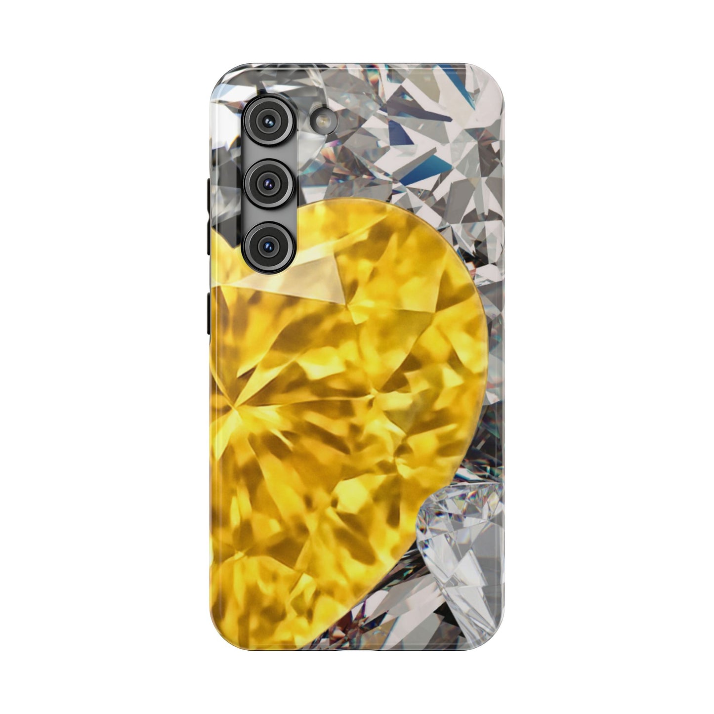 Impact-Resistant Phone Case – Heart of Gold