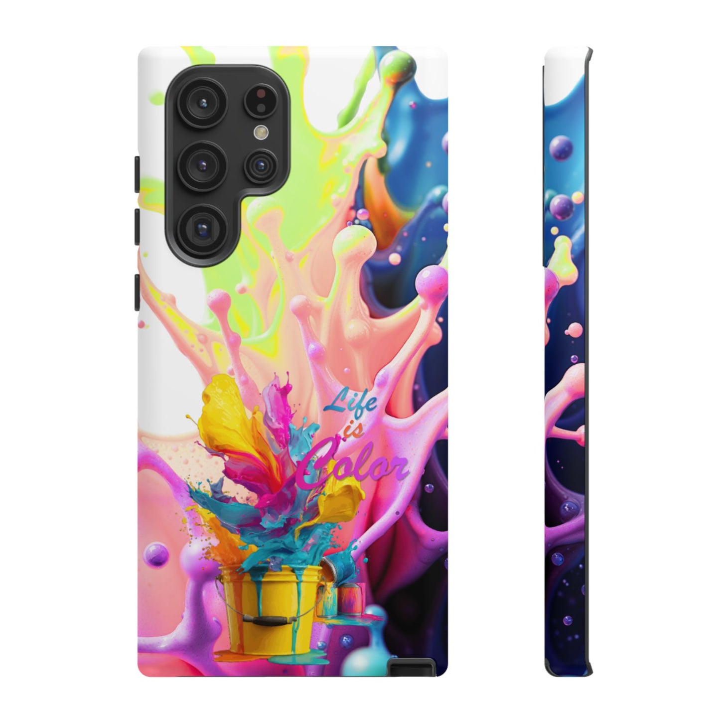 Color Splash Phone Case — “Life in Color” Protective Tough Case