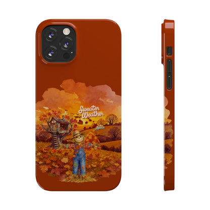 Slim Phone Case – Sweater Weather – Compatible with iPhone 11–17 Series