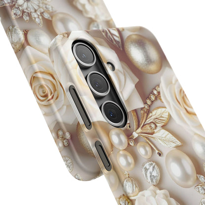 Snap Phone Case – Ivory Opulence