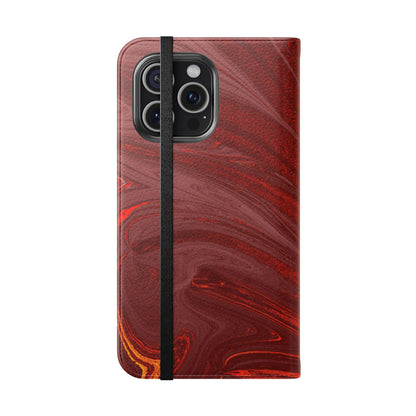 Flip Case – Crimson Current