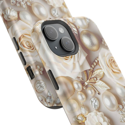 Impact-Resistant Phone Case – Ivory Opulence