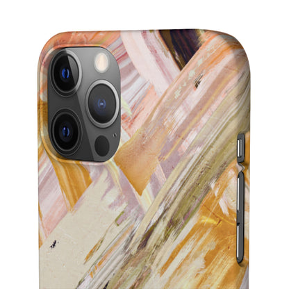 Snap Phone Case – Brush & Bronze