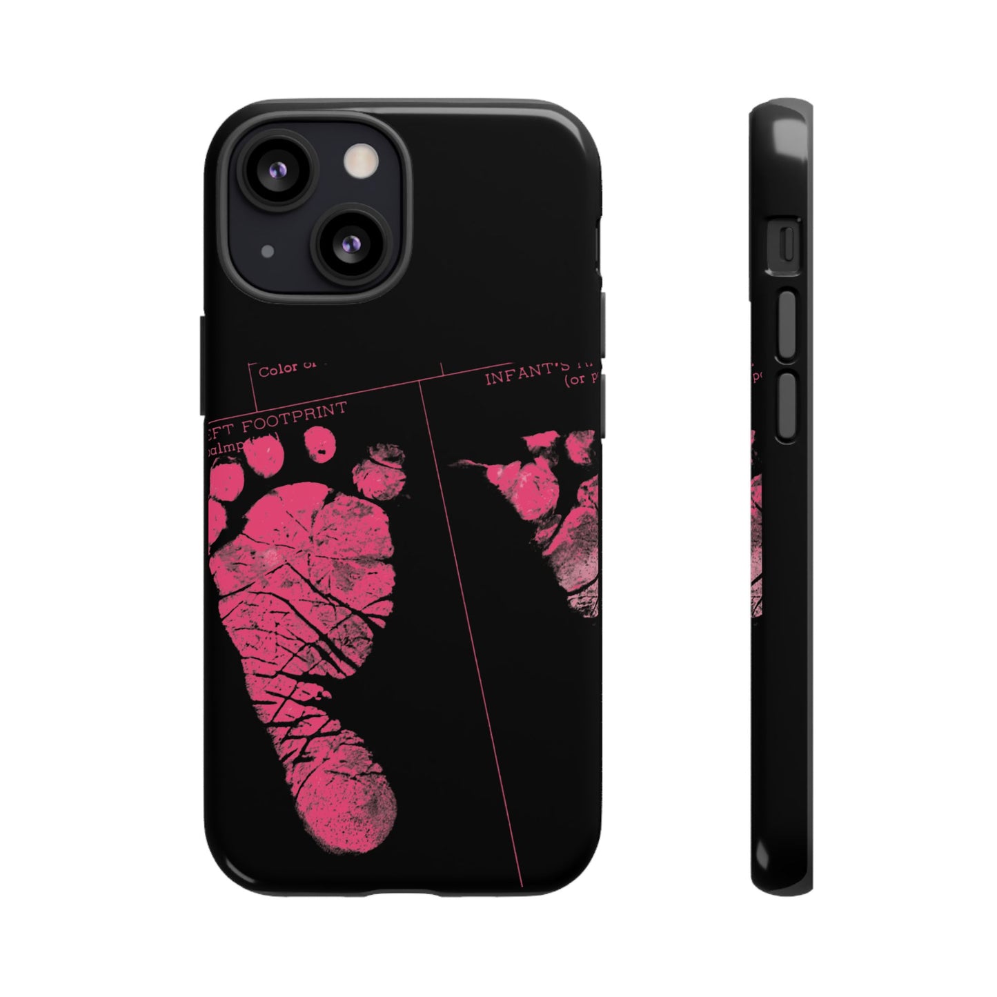 Protective Phone Case – Mom’s Little Pink Footprints