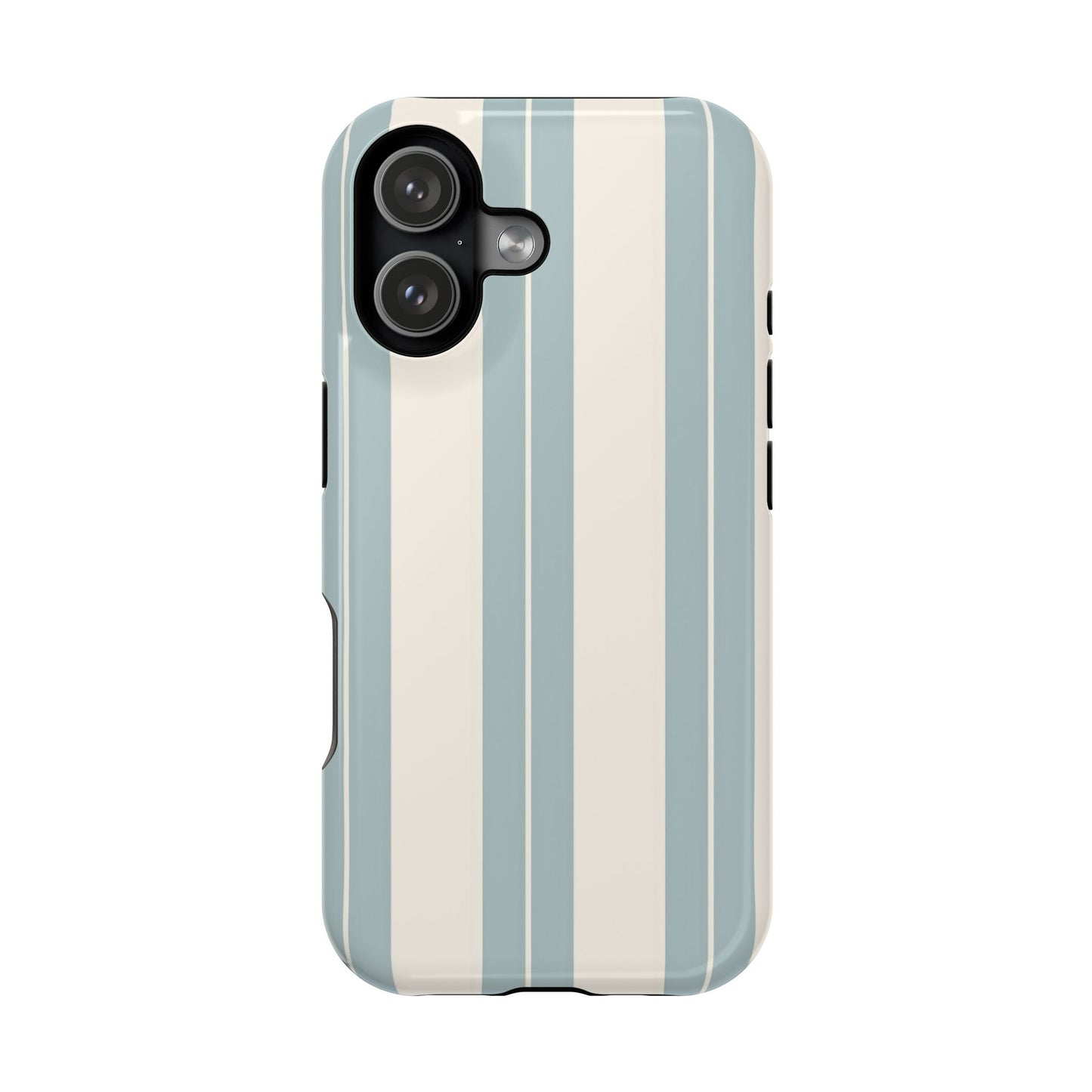 Wireless-Charging Compatible Case – Coastal Stripe