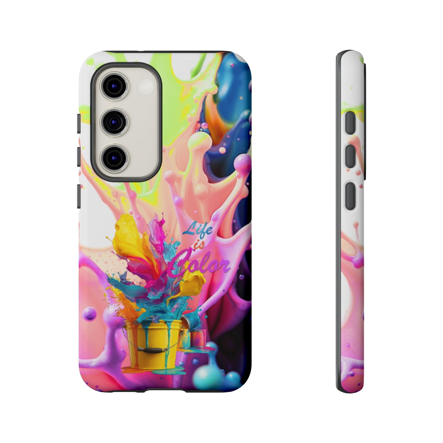 Color Splash Phone Case — “Life in Color” Protective Tough Case