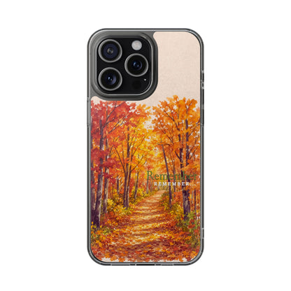 Clear Magnetic Phone Case – Autumn Remembered