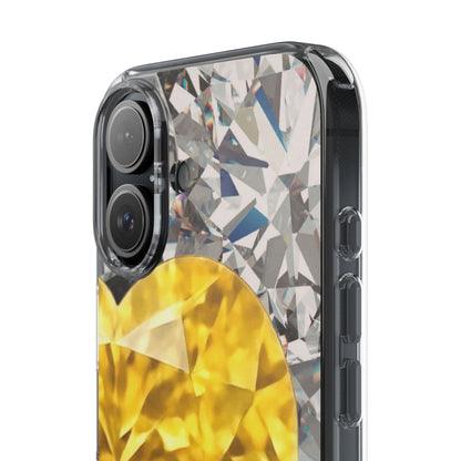 Clear Phone Case – Heart of Gold