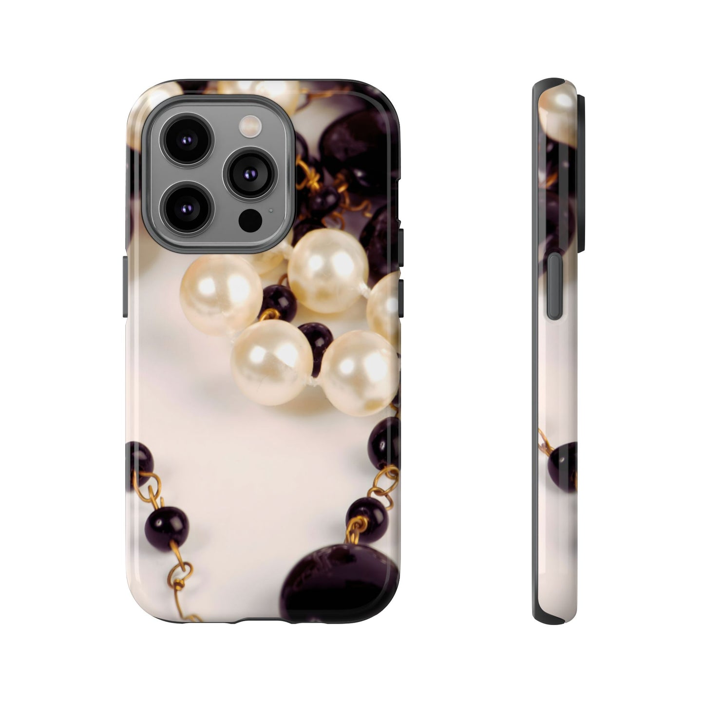 Protective Phone Case – Noir Pearl