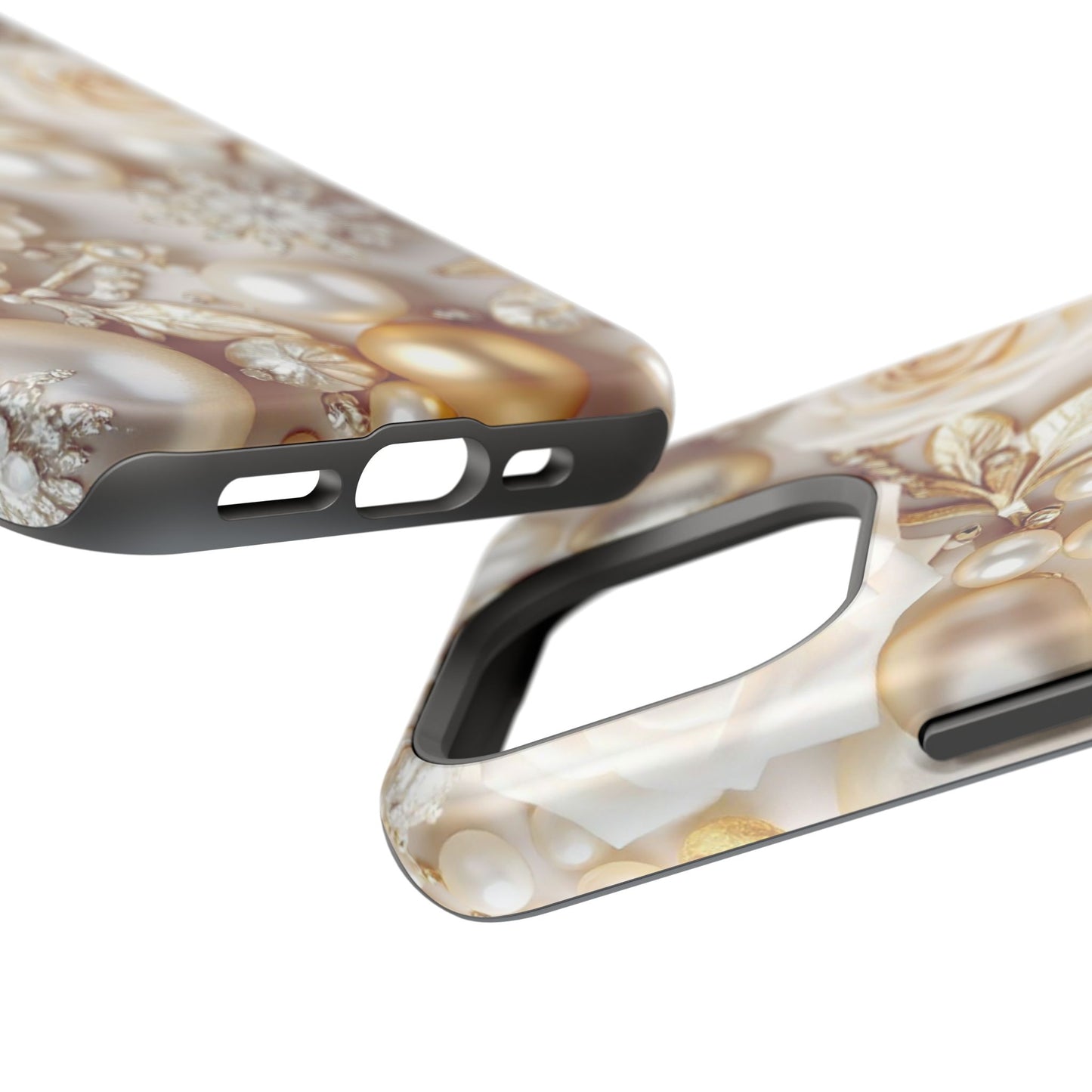 Impact-Resistant Phone Case – Ivory Opulence