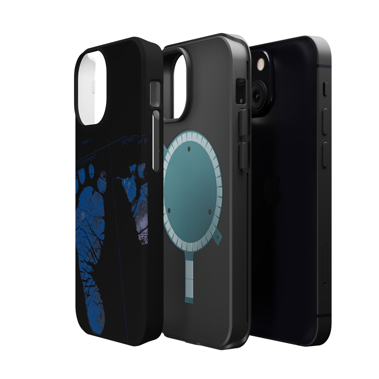 Wireless-Charging Compatible Case – Mom’s Little Blue Footprints