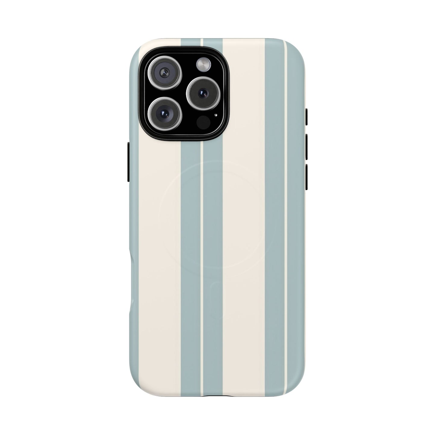 Protective Magnetic Phone Case - Coastal Stripe