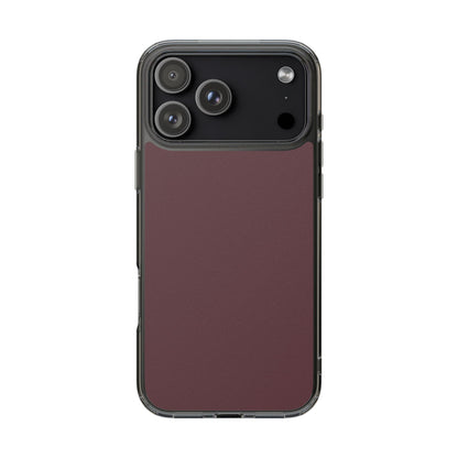 Clear Phone Case – Mulled Wine – Compatible with iPhone 13–17 & Samsung Galaxy S25–S26 Series