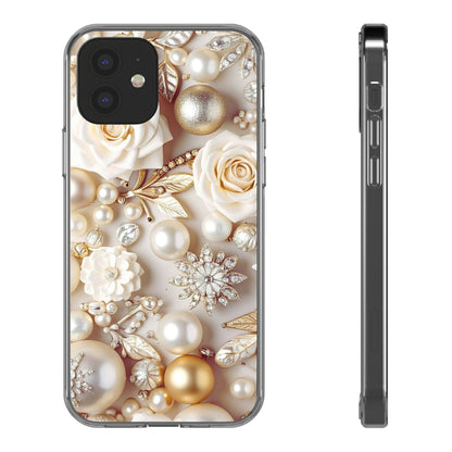 Clear Phone Case – Ivory Opulence