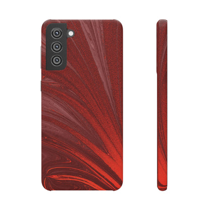 Snap Phone Case – Crimson Current