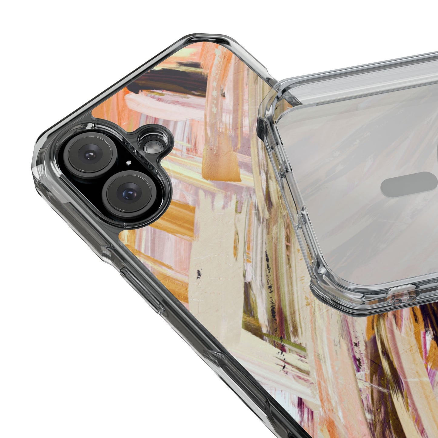 Clear Magnetic Phone Case – Brush & Bronze