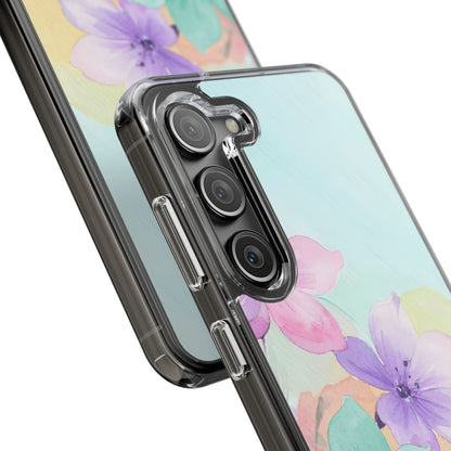 Clear Phone Case – Water Petal