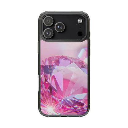 Clear Phone Case – Pink Ice