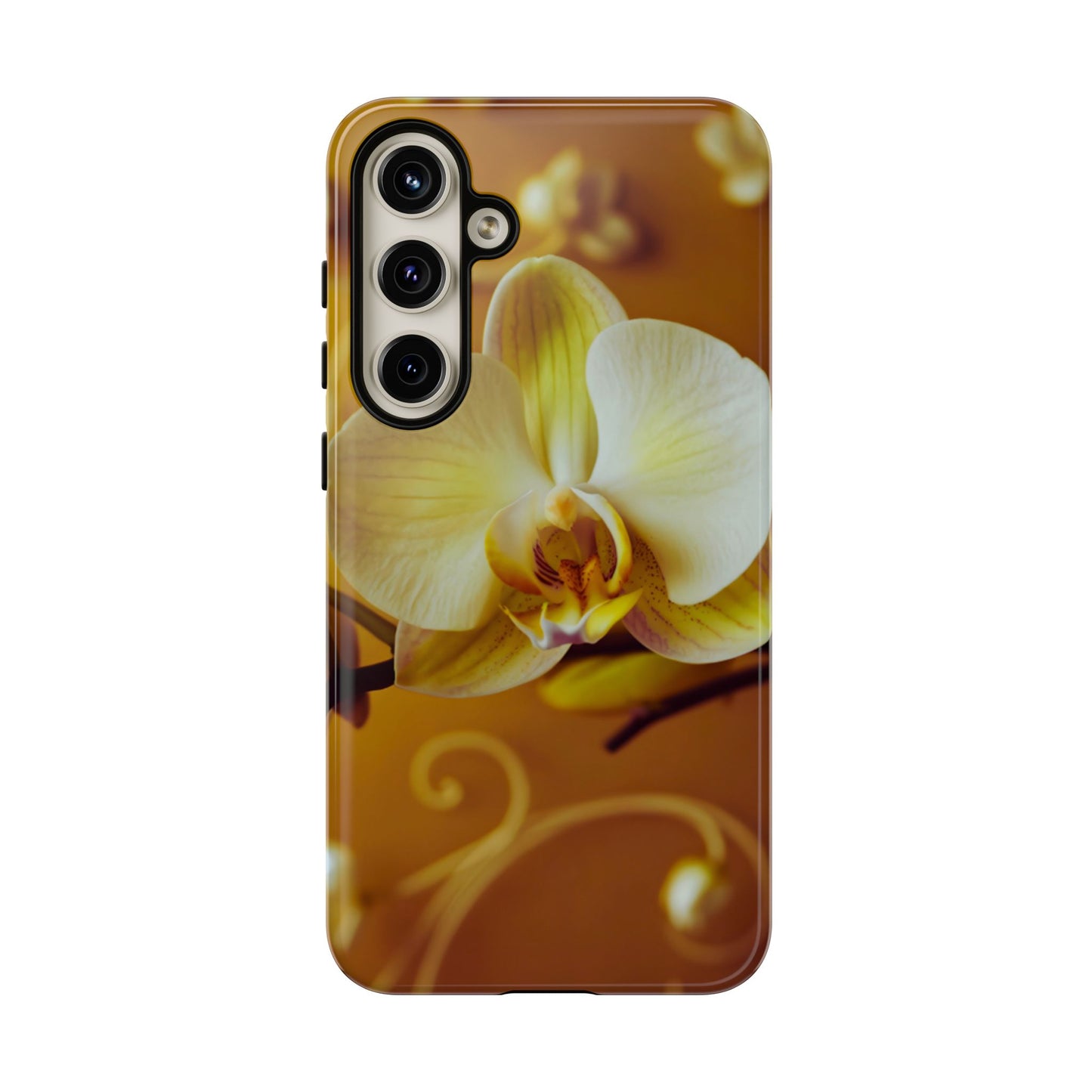 Protective Phone Case – Amber Orchid