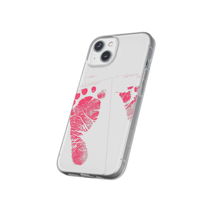 Flexi Case – Mom’s Little Pink Footprints