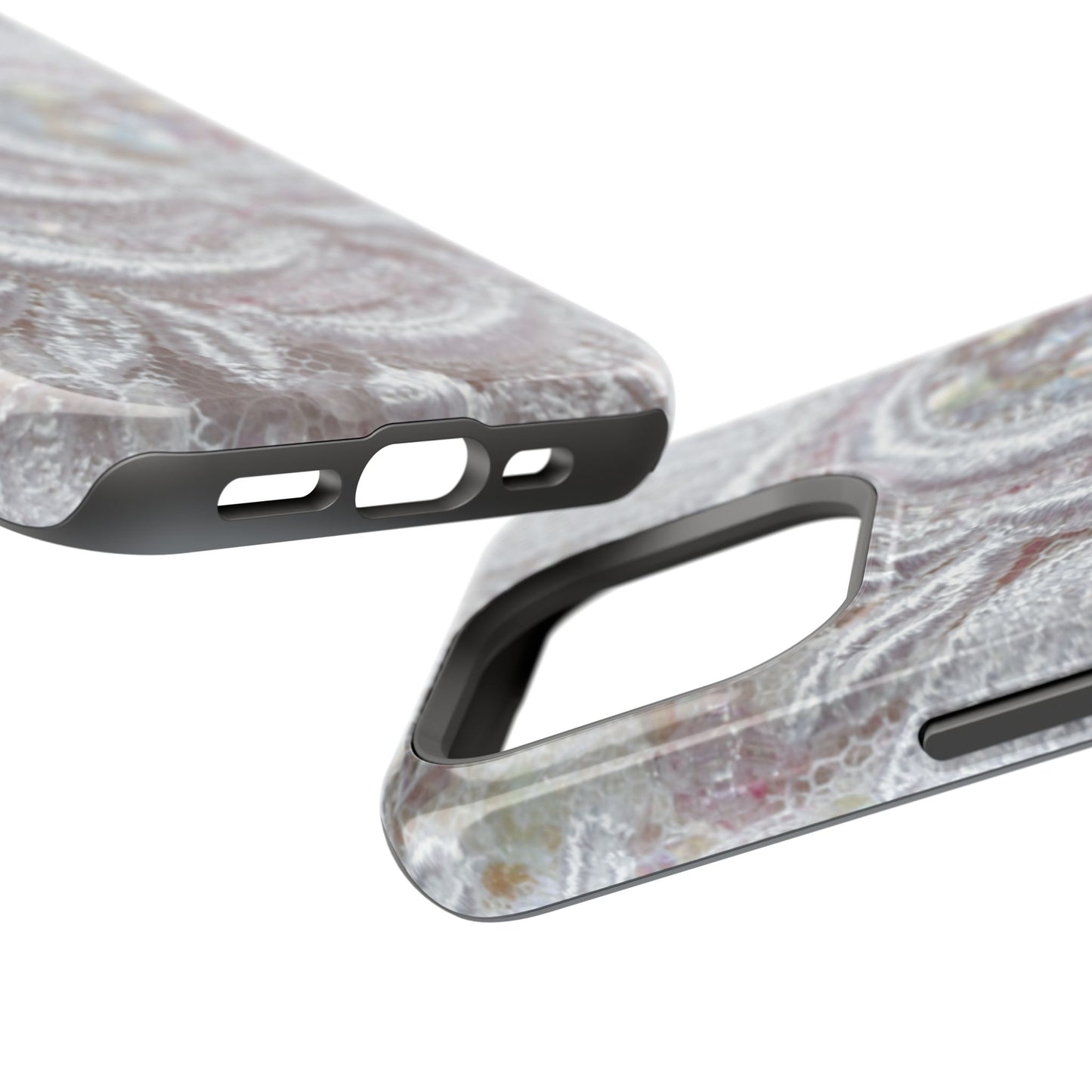 Impact-Resistant Phone Case – Lace Veil