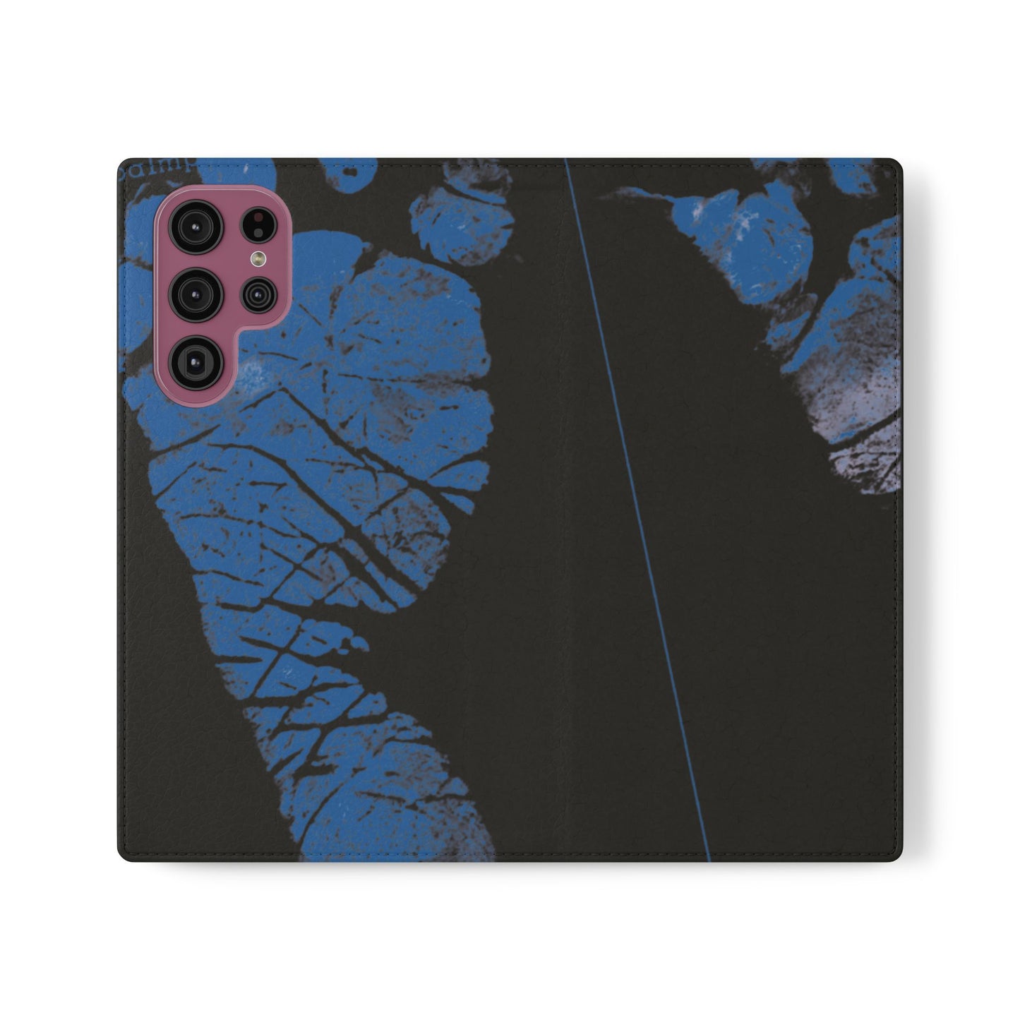 Flip Case – Mom’s Little Blue Footprints