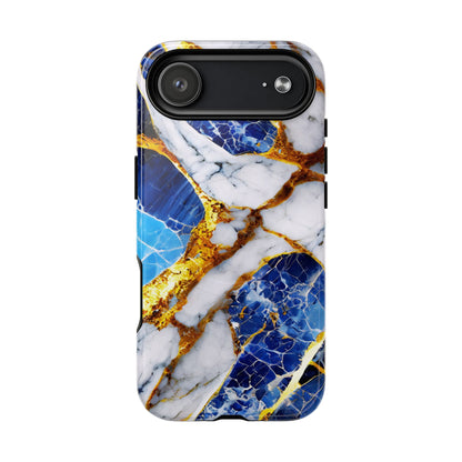 Protective Magnetic Phone Case – Sapphire Veins