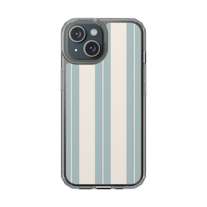 Clear Phone Case – Coastal Stripe