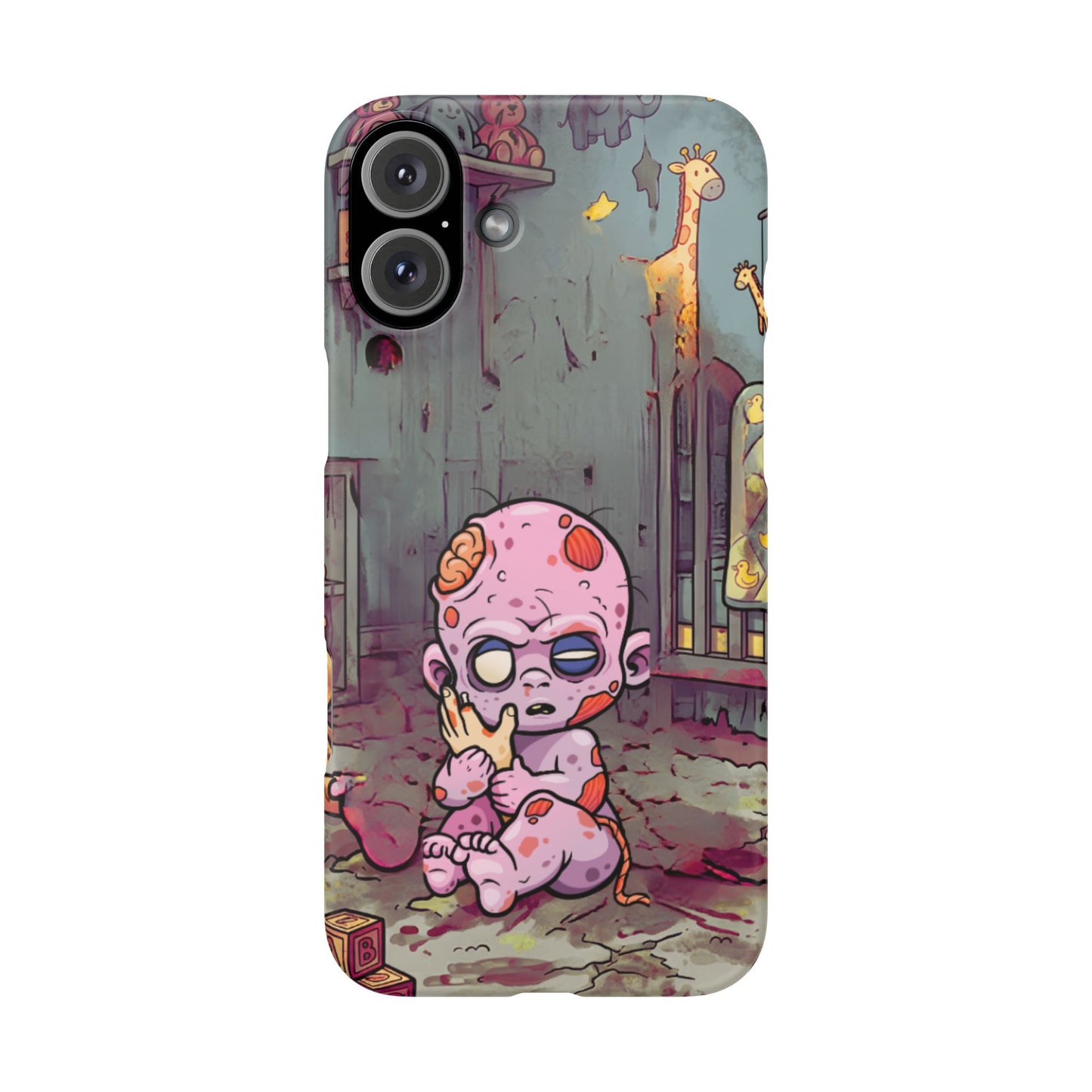 Phone Case — Creepy Cute Zombie Baby Nursery Design