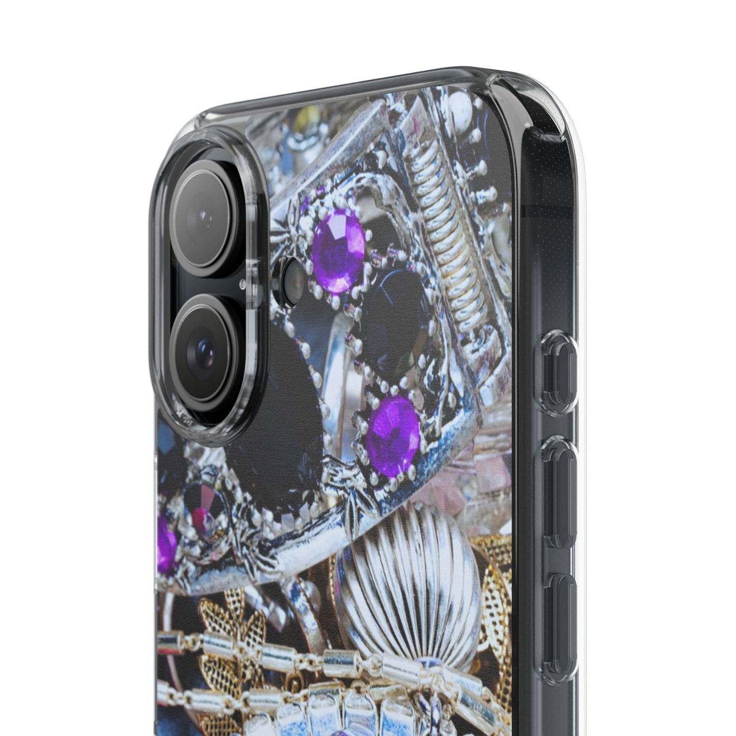 Clear Phone Case – Chrome Jewel