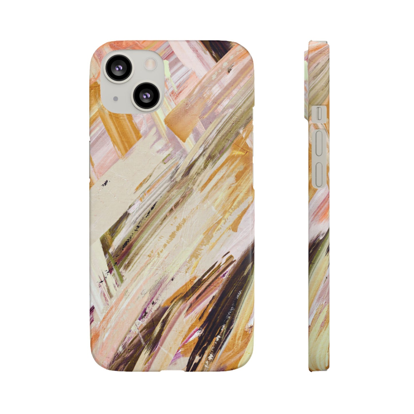 Snap Phone Case – Brush & Bronze