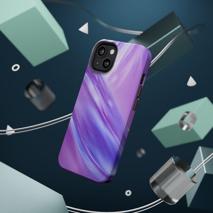 Wireless-Charging Compatible Case – Lavender Wave
