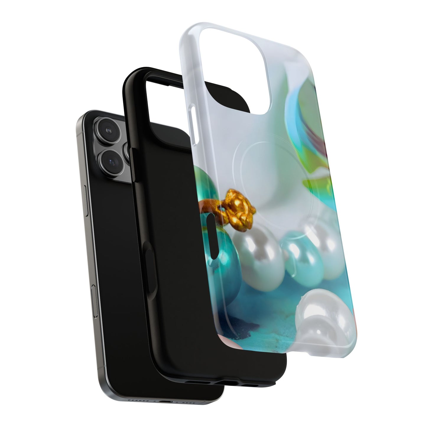 Protective Magnetic Phone Case – Mermaid's Pearl