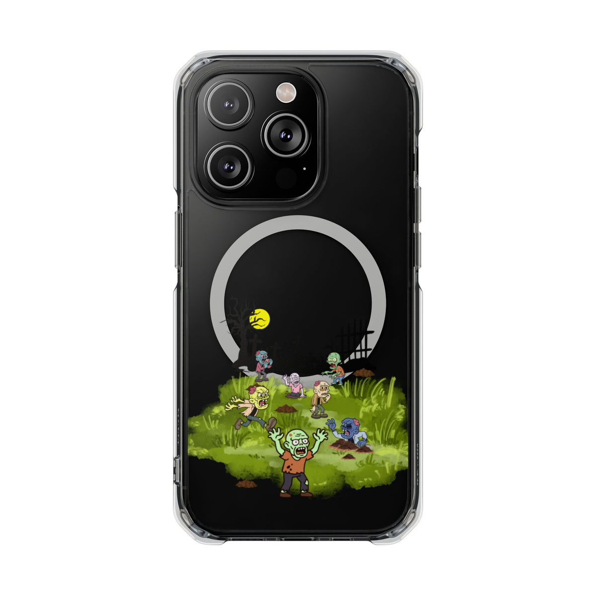 Clear Magnetic Phone Case – Graveyard Shift