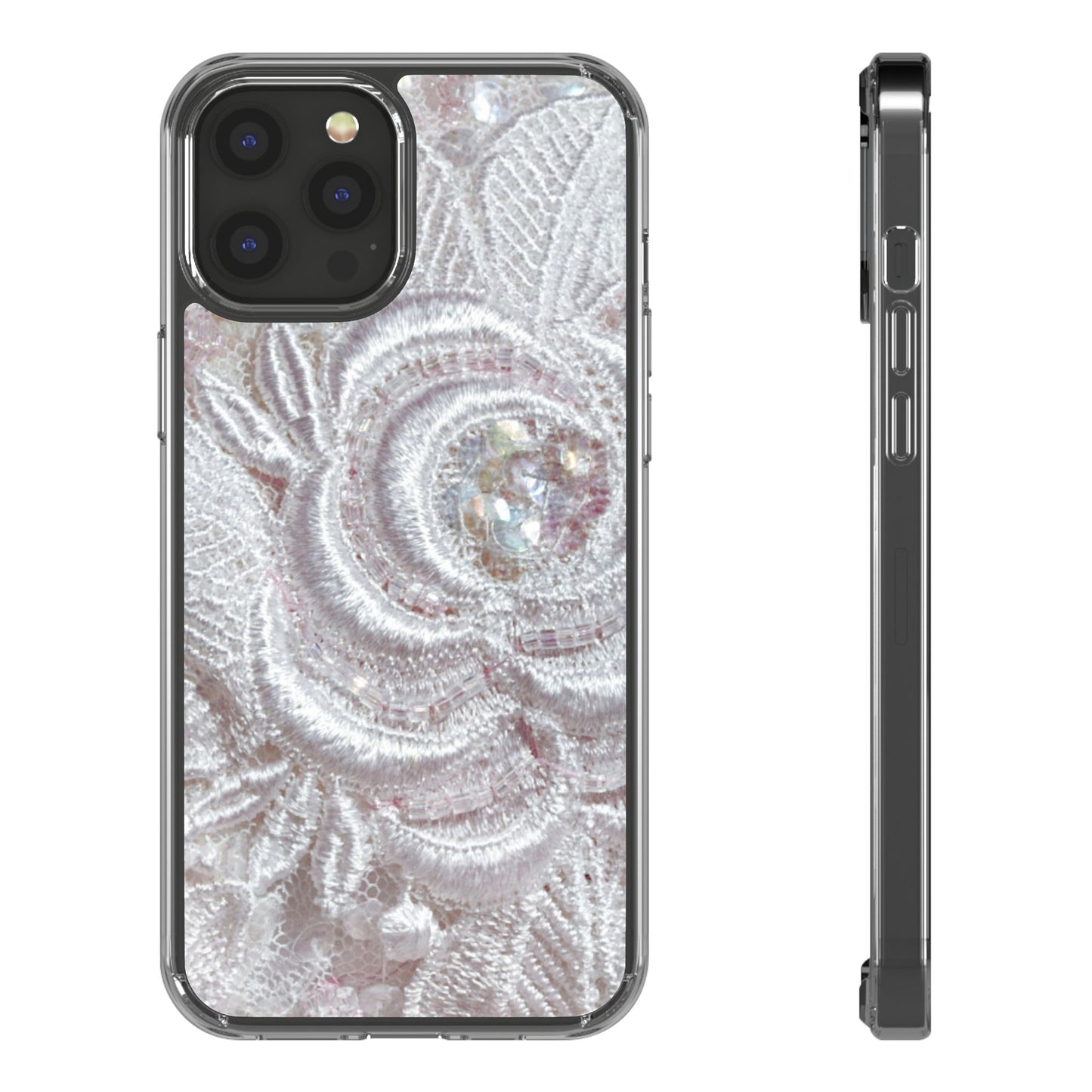 Clear Phone Case – Lace Veil