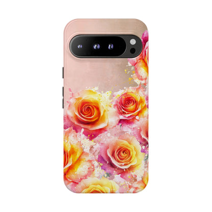 Protective Phone Case – Sunset Roses