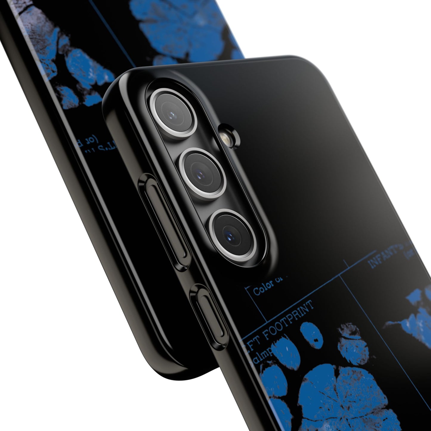 Snap Phone Case – Mom’s Little Blue Footprints