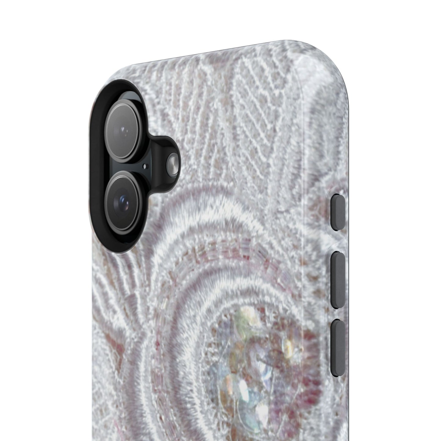 Impact-Resistant Phone Case – Lace Veil