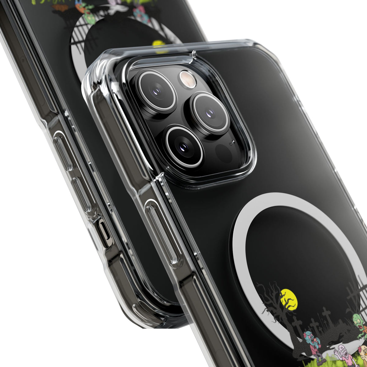 Clear Magnetic Phone Case – Graveyard Shift