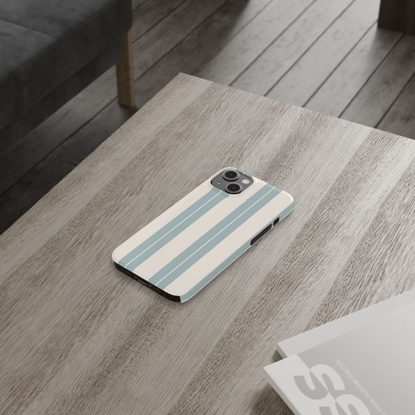Slim Phone Case – Coastal Stripe